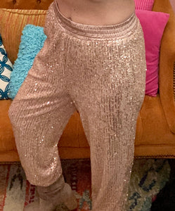 Sassy Sequin Joggers