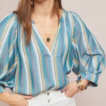 Load image into Gallery viewer, Maeve by Anthropologie Byron Striped Top
