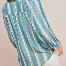 Load image into Gallery viewer, Maeve by Anthropologie Byron Striped Top
