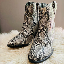 Load image into Gallery viewer, Sugar Snakeskin Boots
