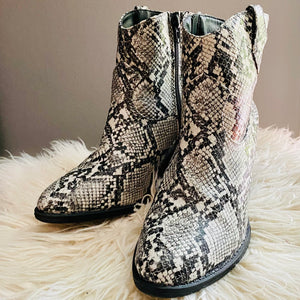 Sugar Snakeskin Boots