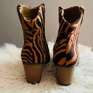 Sugar Tiger Print Boots