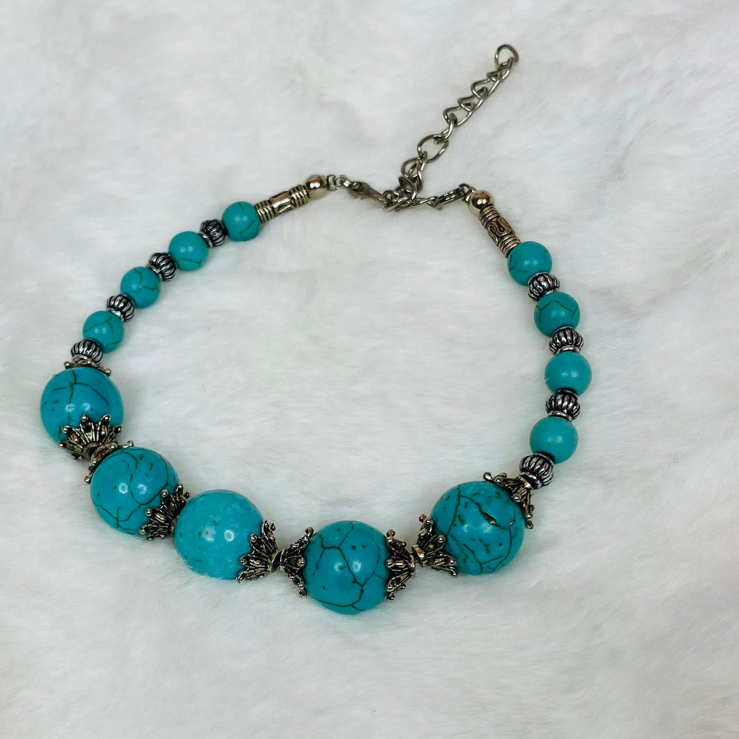 Turquoise & Silver Bracelet