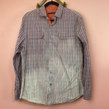 Load image into Gallery viewer, Hand Bleach Dyed Plaid Shirt
