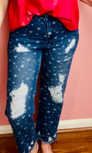 Load image into Gallery viewer, Stars in the Night Distressed Jeans
