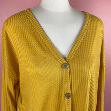 Load image into Gallery viewer, Faux Button Up Pullover Top - Mustard
