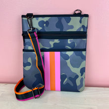 Load image into Gallery viewer, The Giavanna Neoprene Crossbody-Green Camo
