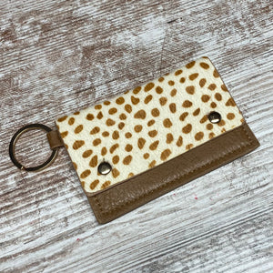 Genuine Leather Keychain Wallet