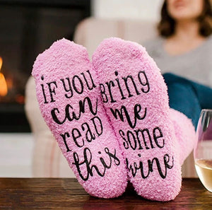 Cozy Wine Socks