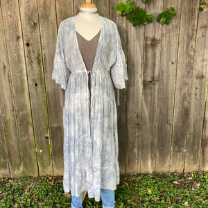 Cora Smocked Kimono Duster