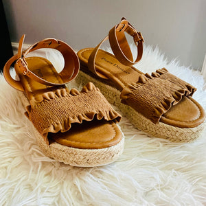 Pierre Dumas Platform Espadrilles Sandals