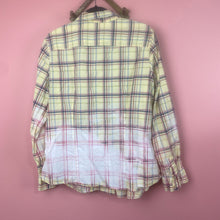 Load image into Gallery viewer, Hand Bleach Dyed Plaid Shirt
