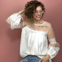 Load image into Gallery viewer, Let&#39;s Play Peek-a-Boo Sheer Mesh Top
