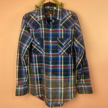 Load image into Gallery viewer, Hand Bleach Dyed Plaid Shirt
