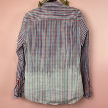 Load image into Gallery viewer, Hand Bleach Dyed Plaid Shirt
