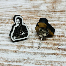 Load image into Gallery viewer, Elvis &#39;68 Comeback Wood Etched Studs
