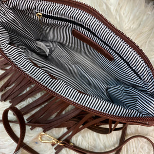 All Fringed Out Crossbody