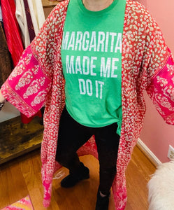 Margaritas Made Me Do It Tee