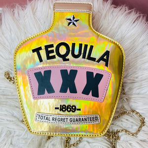 Regrets Guaranteed Tequila Crossbody Purse