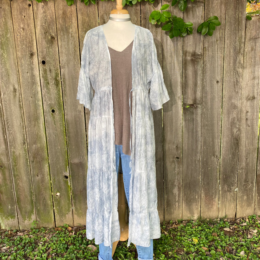 Cora Smocked Kimono Duster