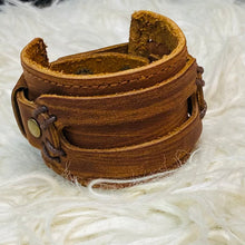 Load image into Gallery viewer, The Lorelei Leather Cuff
