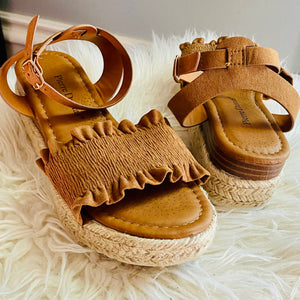 Pierre Dumas Platform Espadrilles Sandals