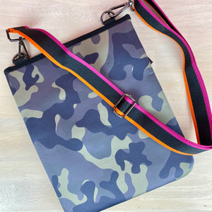 The Giavanna Neoprene Crossbody-Green Camo