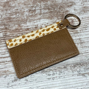 Genuine Leather Keychain Wallet