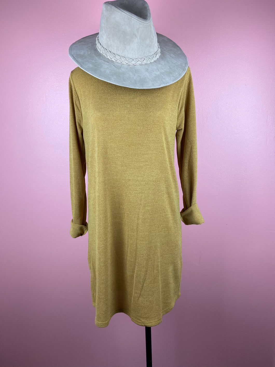 Long Sleeve Knit Tunic~Dress