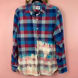Hand Bleach Dyed Shirt
