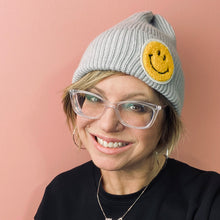 Load image into Gallery viewer, All Smiles Beanie ~ Lt Gray
