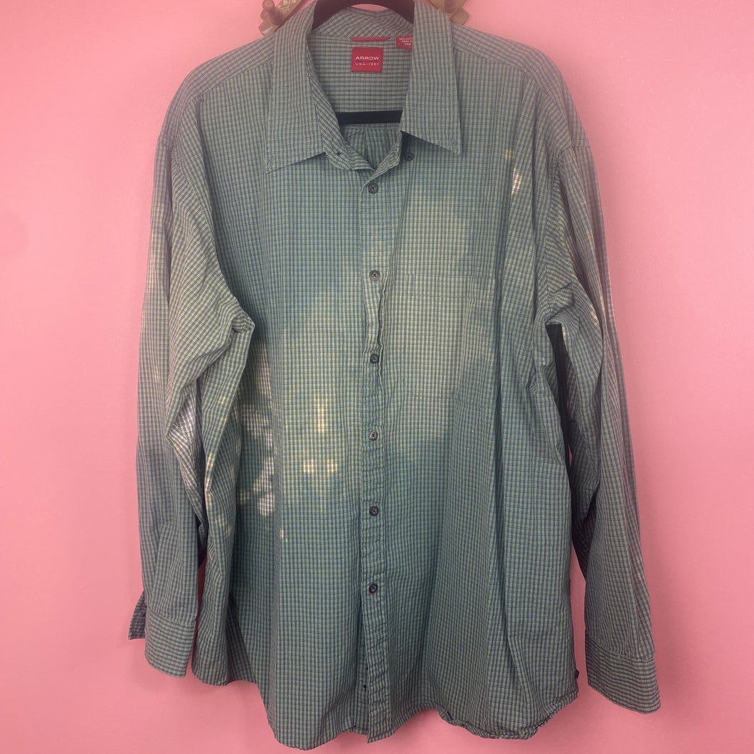 Hand Bleach Dyed Plaid Shirts
