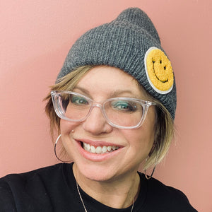 All Smiles Beanie ~ Dark Gray