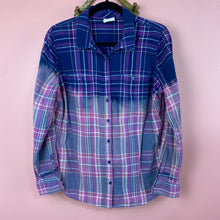 Load image into Gallery viewer, Hand Bleach Dyed Flannel Shirt
