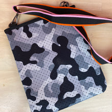 Load image into Gallery viewer, The Giavanna Neoprene Crossbody-Gray Camo
