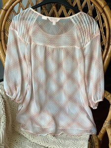 Sheer Peasant Top - Small