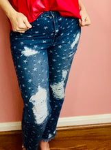 Load image into Gallery viewer, Stars in the Night Distressed Jeans
