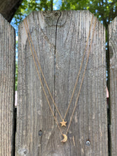 Load image into Gallery viewer, Galaxy Moon &amp; Star Layered Necklace
