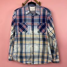 Load image into Gallery viewer, Hand Bleach Dyed Plaid Shirt
