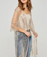 Load image into Gallery viewer, Glitter Sequin Kimono
