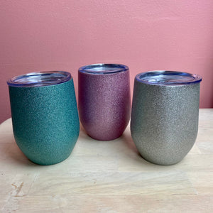 Simmer Wine Tumbler~Teal