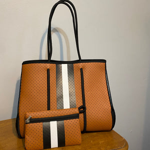 The Giavanna Neoprene Tote-Camel