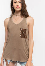 Load image into Gallery viewer, Harmony Sequin Pocket Tank
